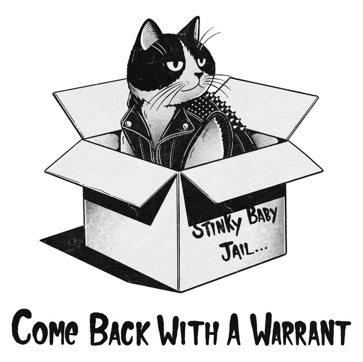 Stinky Baby Jail 8.5” by 11” Print