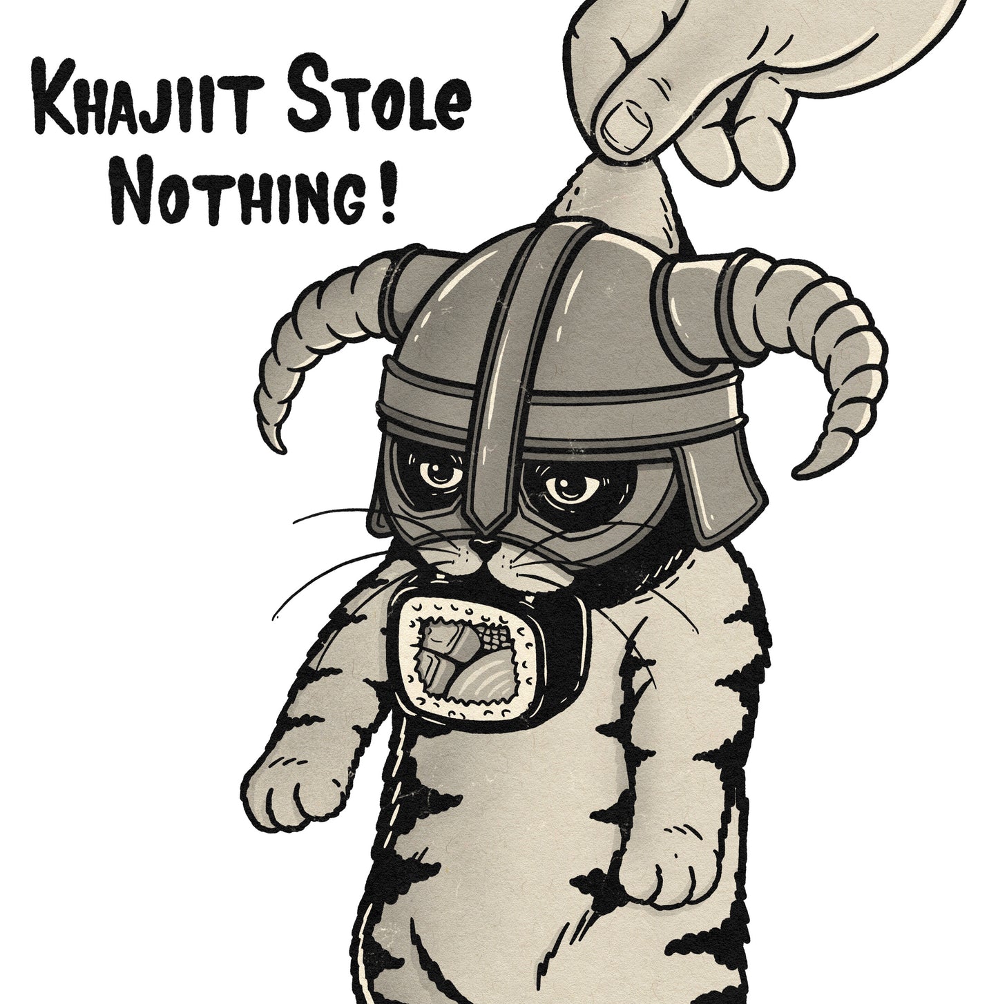 Stole Nothing 8.5” by 11” Print