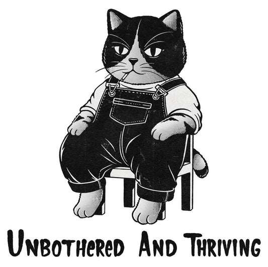 Unbothered, Thriving 8.5” by 11” Print